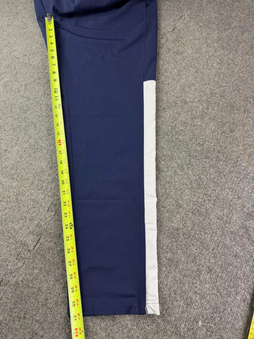 Under  Armour Loose Mens Elastic Waist Track Pants Size M Blue/White - Picture 9 of 10